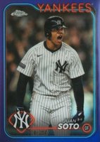 2024 Topps Chrome Update #USC1 Juan Soto Purple Refractor Baseball Card