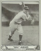 1940 Play Ball #89 Bill Jurges Baseball Card