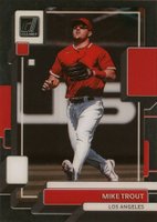 2022 Panini Chronicles Clearly Donruss #28 Mike Trout Baseball Card