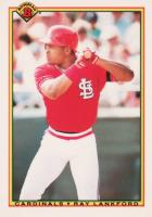 1990 Bowman Tiffany #192 Ray Lankford Baseball Card
