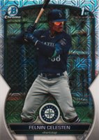 2023 Bowman Mega Box Chrome #156 Felnin Celesten Baseball Card