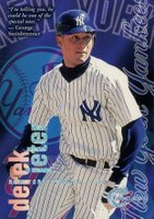 1996 Circa Rave #65 Derek Jeter Baseball Card