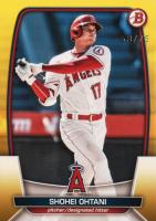 2023 Bowman #51 Shohei Ohtani Yellow Baseball Card
