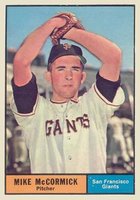 1961 Topps #305 Mike McCormick Baseball Card
