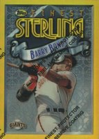 1996 Finest #105 Barry Bonds Refractor w/Coating Baseball Card