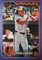 2024 Topps Chrome #88 Jackson Holliday Purple Refractor Baseball Card