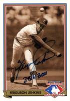 1991 Upper Deck Heroes of Baseball #H3 Ferguson Jenkins Autograph Baseball Card