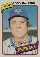 1980 Topps #711 Bob Galasso Baseball Card