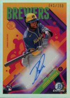 2024 Bowman Chrome Bowman Ascensions Autographs #JC Jackson Chourio Baseball Card