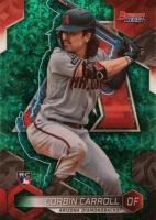 2023 Bowman's Best #20 Corbin Carroll Green Mini Diamond Refractor Baseball Card