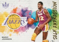 2023 Panini Court Kings Self Expression #15 Magic Johnson Basketball Card
