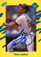 1990 Classic #T97 David Justice Series III Baseball Card