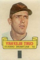 1966 Topps Rub-Offs #9 Curt Blefary Baseball Card