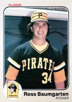 1983 Fleer #302 Ross Baumgarten Baseball Card