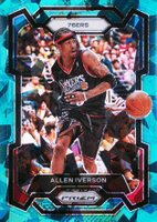 2023 Panini Prizm #184 Allen Iverson Teal Ice Basketball Card