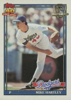 1991 Topps Desert Shield #199 Mike Hartley Baseball Card