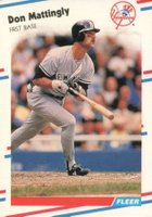 1988 Fleer Glossy #214 Don Mattingly Baseball Card