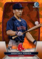 2023 Bowman Chrome Sapphire Edition #75 Masataka Yoshida SP-Orange Baseball Card