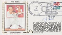 1999 Hall of Fame Autographs # Yogi Berra First Day Cover Baseball Card