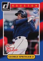 2014 Donruss the Rookies #32 George Springer Baseball Card