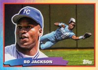 2022 Topps Archives 1988 Topps Big Foil #88BF3 Bo Jackson Baseball Card