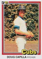 1981 Donruss #587 Doug Capilla Baseball Card