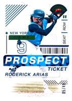 2024 Panini Prospect Edition #189 Roderick Arias Teal Baseball Card