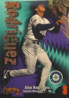 1998 Circa Thunder #3 Alex Rodriguez Super Rave Baseball Card