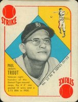 1951 Topps Blue Backs #23 Dizzy Trout Baseball Card
