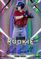 2020 Leaf Metal Rookie Autograph #MRCC2 Corbin Carroll Baseball Card