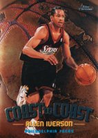 1998 Topps Chrome Coast to Coast #CC9 Allen Iverson Basketball Card
