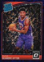 2018 Panini Donruss Optic #157 DeAndre Ayton Fast Break-Purple Basketball Card
