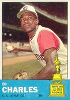 1963 Topps #67 Ed Charles Baseball Card