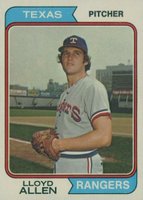 1974 Topps #539 Lloyd Allen Baseball Card