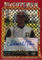 2005 Topps Chrome Updates & Highlights #UH234 Andrew McCutchen Autograph-Red Xfractor Baseball Card