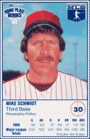 1987 Kraft Home Plate Heroes-Hand Cut #30 Mike Schmidt Baseball Card