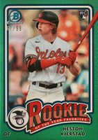 2024 Bowman Rookie of the Year Favorites #ROY14 Heston Kjerstad Green Baseball Card