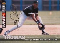 1995 Collector's Choice #75 Frank Thomas Gold Signature Baseball Card