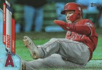 2020 Topps Update #U119 Mike Trout Rainbow Foil Baseball Card