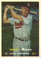 1957 Topps #65 Wally Moon Baseball Card