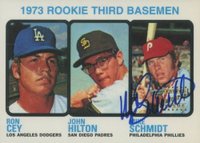 1998 Topps Stars Rookie Reprint #4 Mike Schmidt Autograph Baseball Card