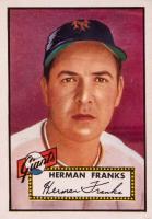 1952 Topps #385 Herman Franks Baseball Card