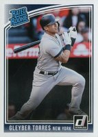 2018 Panini Donruss  #282 Gleyber Torres Wrapper Redemption-Batting Baseball Card
