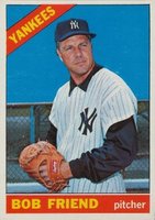 1966 Topps #519 Bob Friend Baseball Card