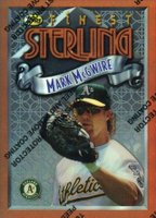 1996 Finest #162 Mark McGwire Refractor w/Coating Baseball Card