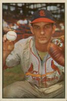1953 Bowman Color #53 Del Rice Baseball Card