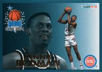 1992 Fleer All-Stars #10 Dennis Rodman Basketball Card