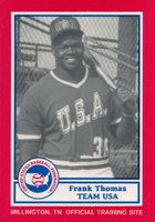 1990 BDK Pan-Am Team USA Red #23 Frank Thomas Baseball Card