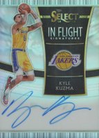 2018 Panini Select In Flight Signatures #IF-KKZ Kyle Kuzma Basketball Card
