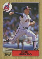 1987 Topps #694 Phil Niekro Baseball Card